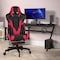 Flash Furniture Red LeatherSoft Gaming Chair with Roller Wheels CH-187230-RED-RLB-GG - alternate 1